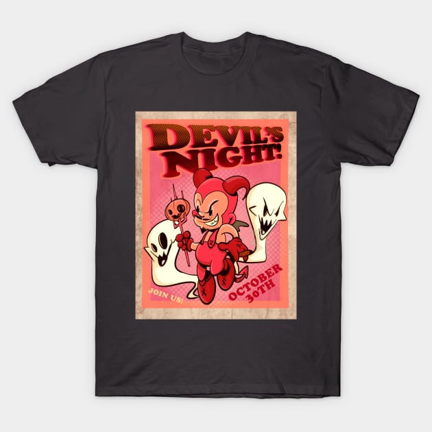 Devil's Night T-Shirt by LVBart